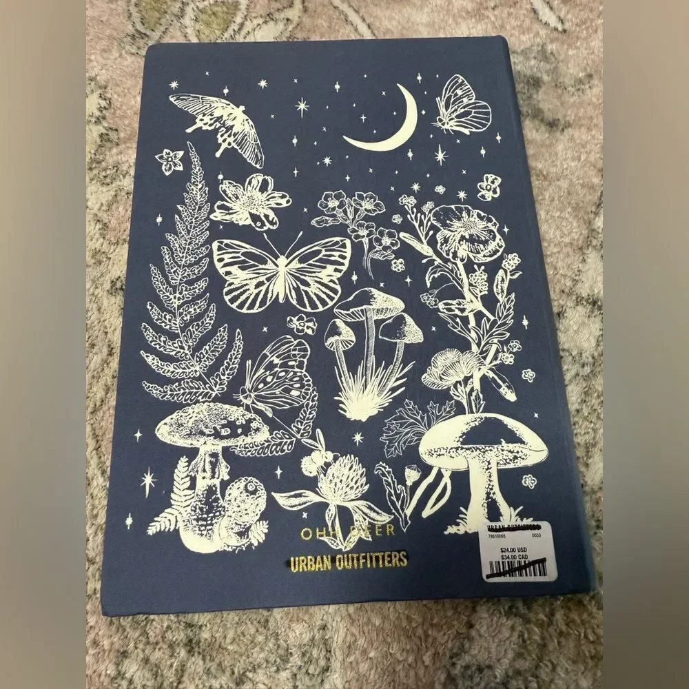 Oh Deer! x Urban Outfitters Celestial Moon & Star Print Daily Planner Book